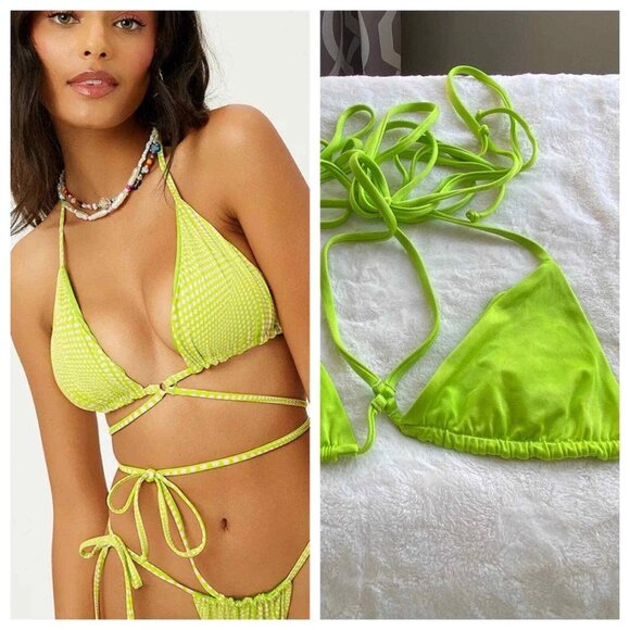 ๐ Frankie's Bikini โ Neon Lime (Size L) - Picture 3 of 9